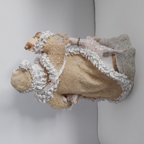 Gold and White Santa - Picture 2 of 4
